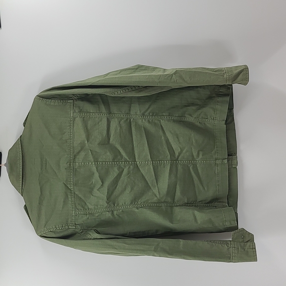 Olive green gap utility jacket. Women's size small - Picture 2 of 4